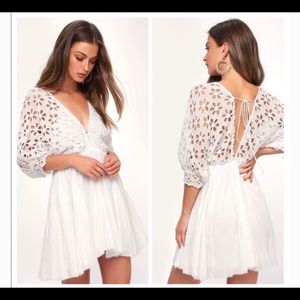 WHITE FREE PEOPLE DRESS